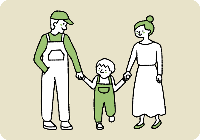 家族のイラスト画像