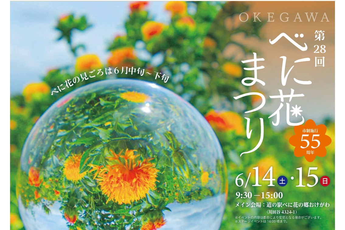 市制施行５５周年　第２８回桶川べに花まつり